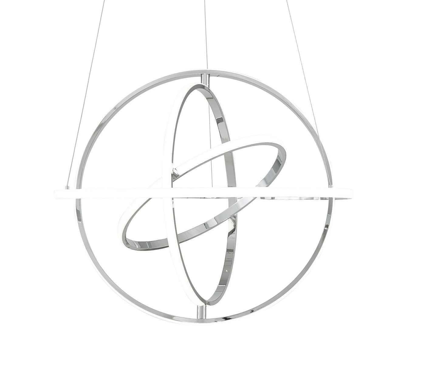 Oxford LED Adjustable Chrome Chandelier