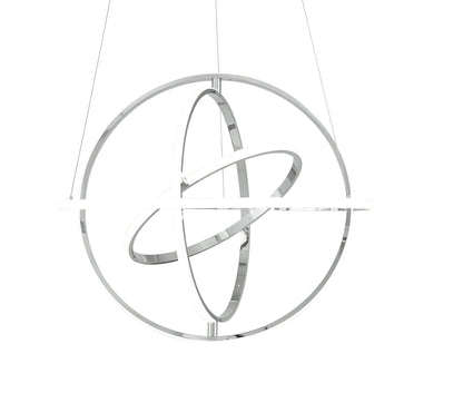 Oxford LED Adjustable Chrome Chandelier