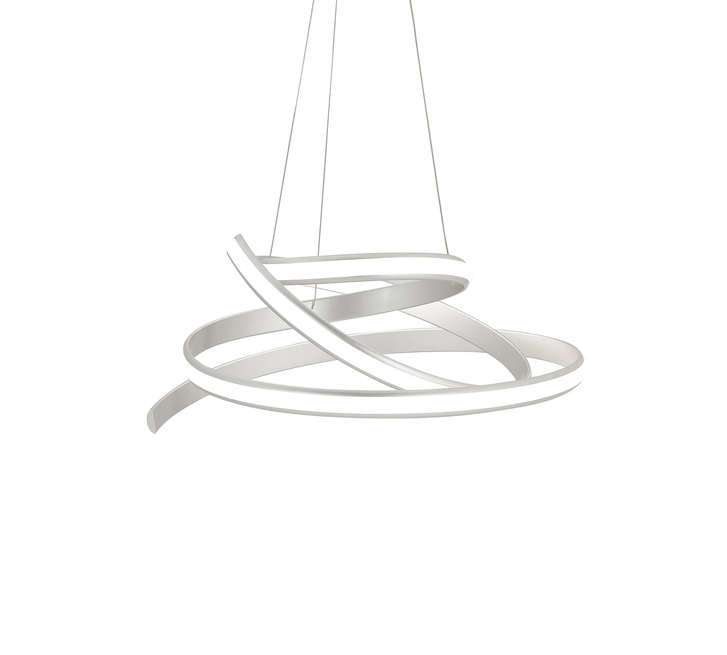 Oslo LED Adjustable Silver Chandelier