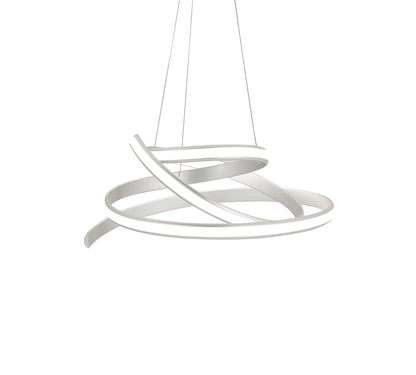 Oslo LED Adjustable Silver Chandelier