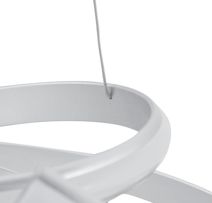 Oslo LED Adjustable Silver Chandelier