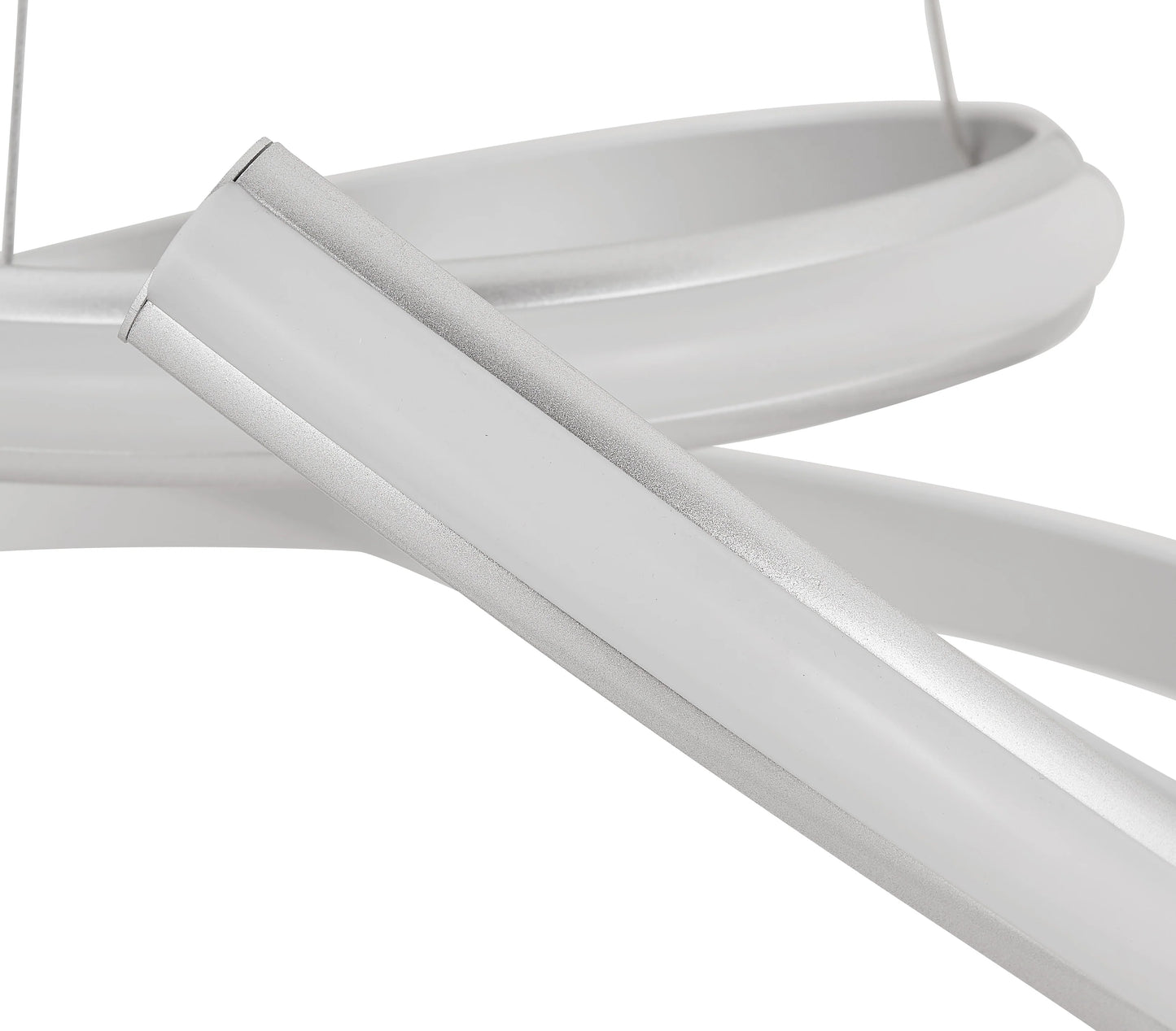 Oslo LED Adjustable Silver Chandelier