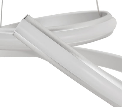 Oslo LED Adjustable Silver Chandelier