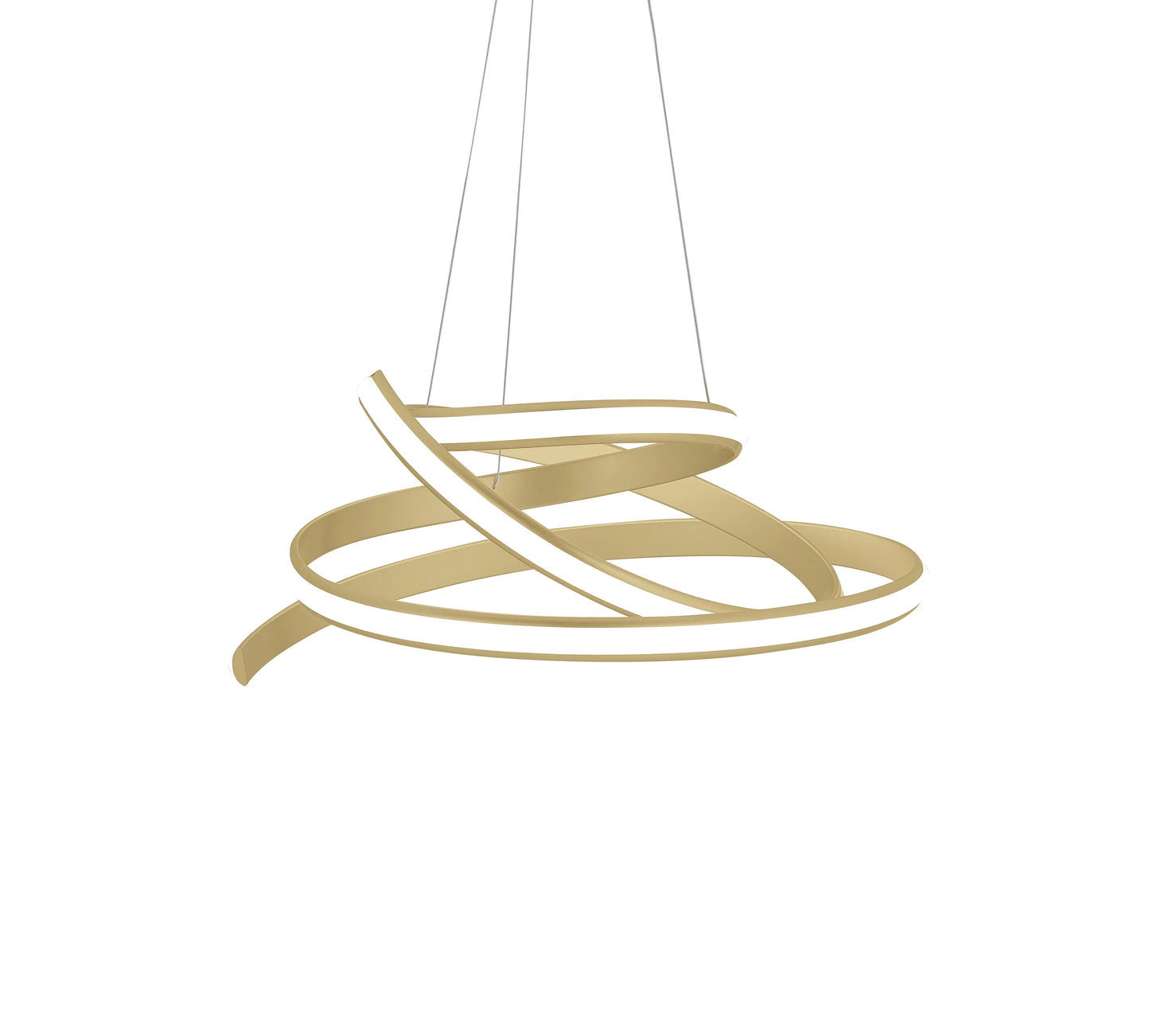 Oslo LED Adjustable Gold Chandelier