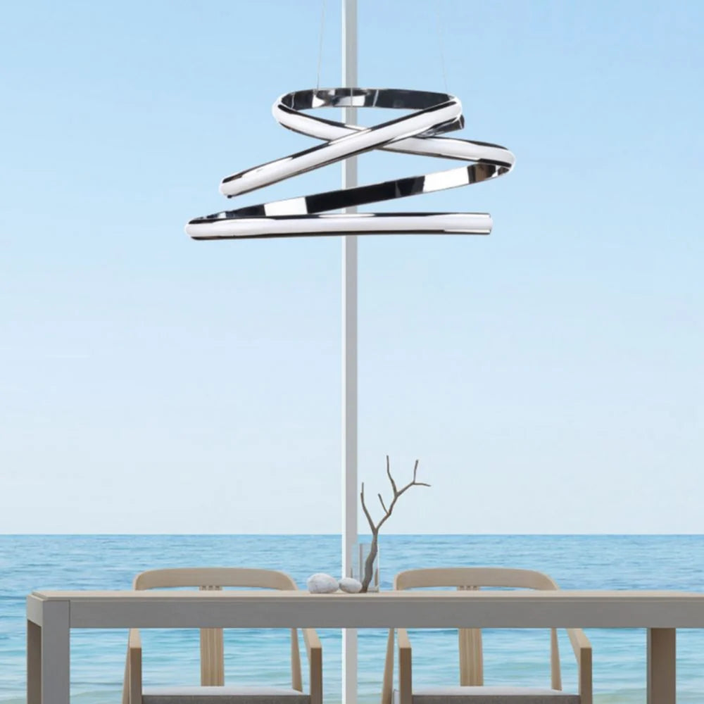 Oslo LED Adjustable Chrome Chandelier
