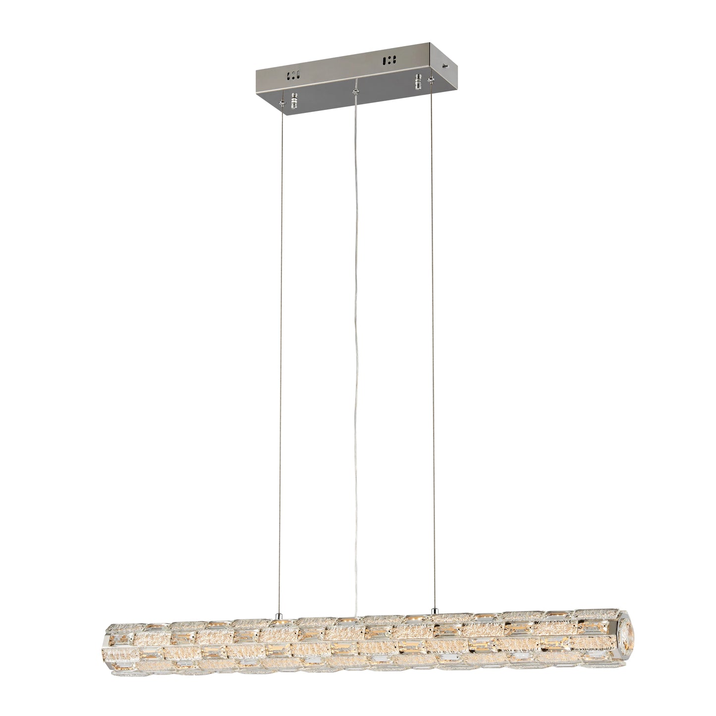 Chrome Rústica Crystal Chandelier