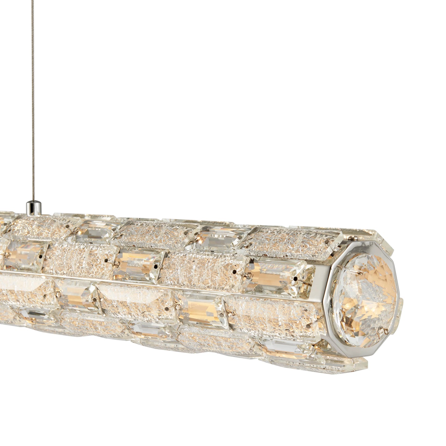 Chrome Rústica Crystal Chandelier