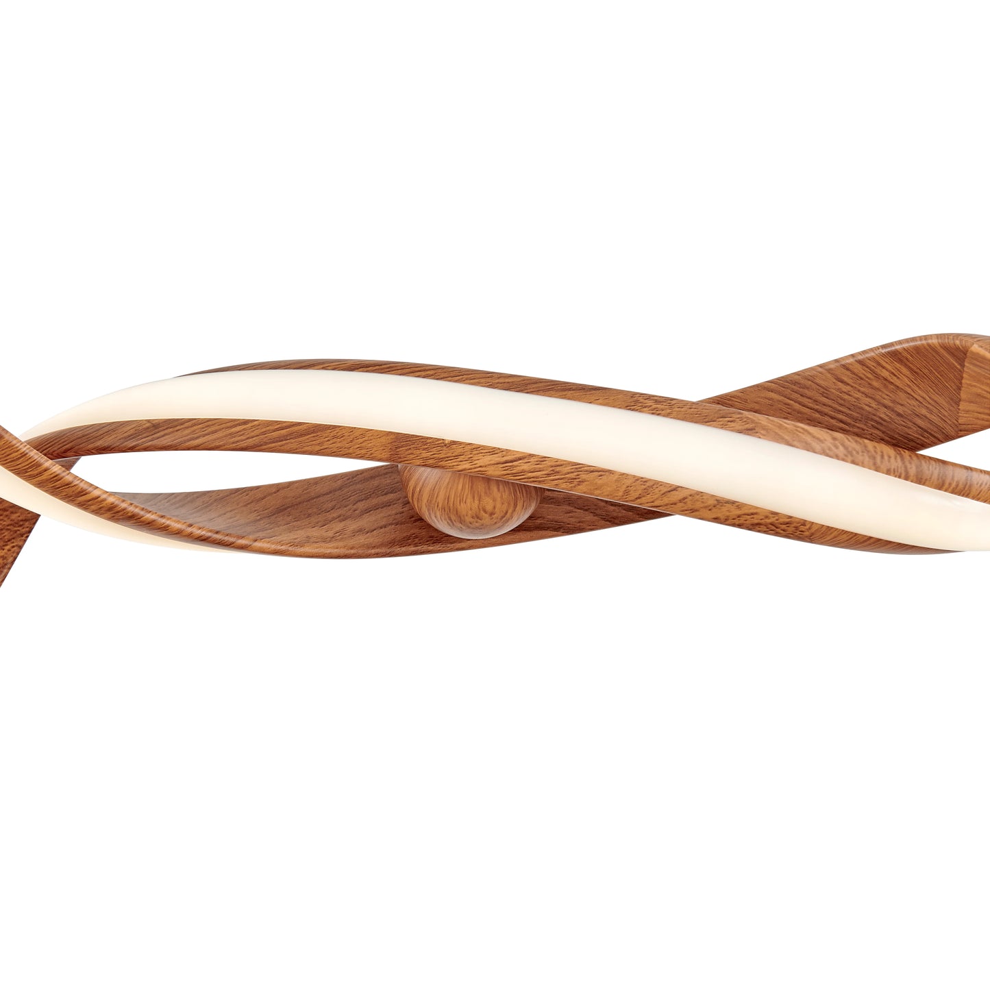 Munich LED Horizontal Wood Chandelier
