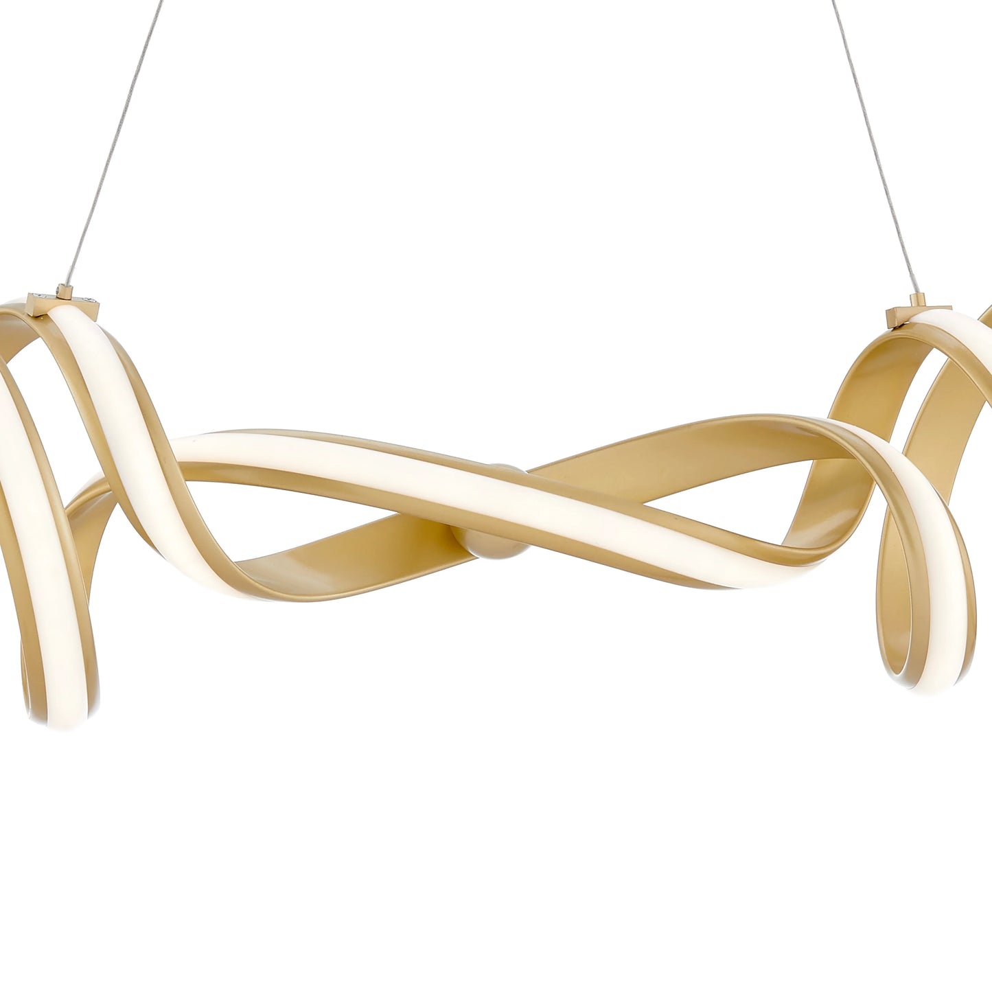 Munich LED Horizontal Gold Chandelier