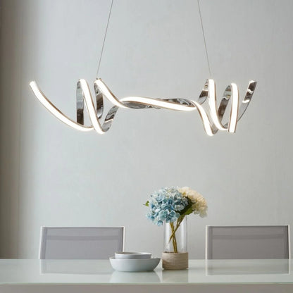 Munich LED Horizontal Chrome Chandelier