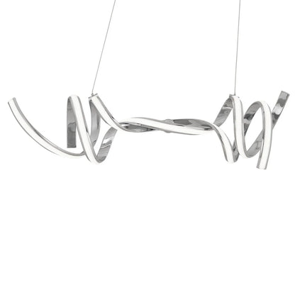 Munich LED Horizontal Chrome Chandelier