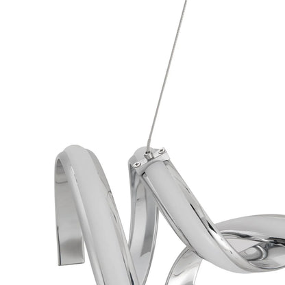 Munich LED Horizontal Chrome Chandelier