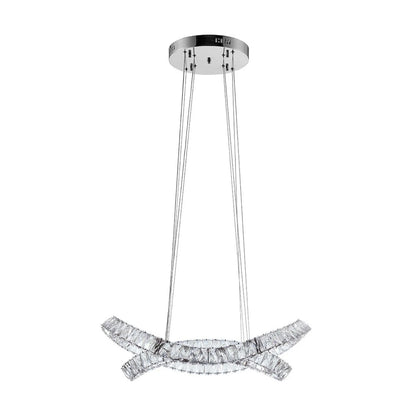 Monroe Crystal Chrome Chandelier