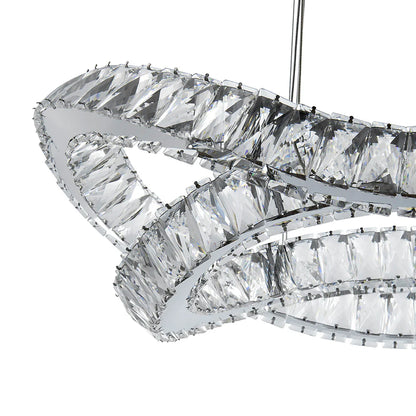 Monroe Crystal Chrome Chandelier