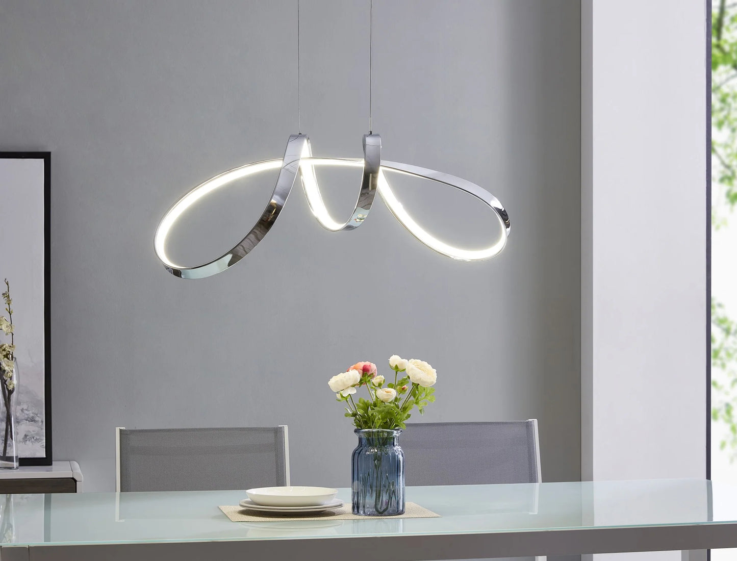 Lisbon LED Chrome Chandelier