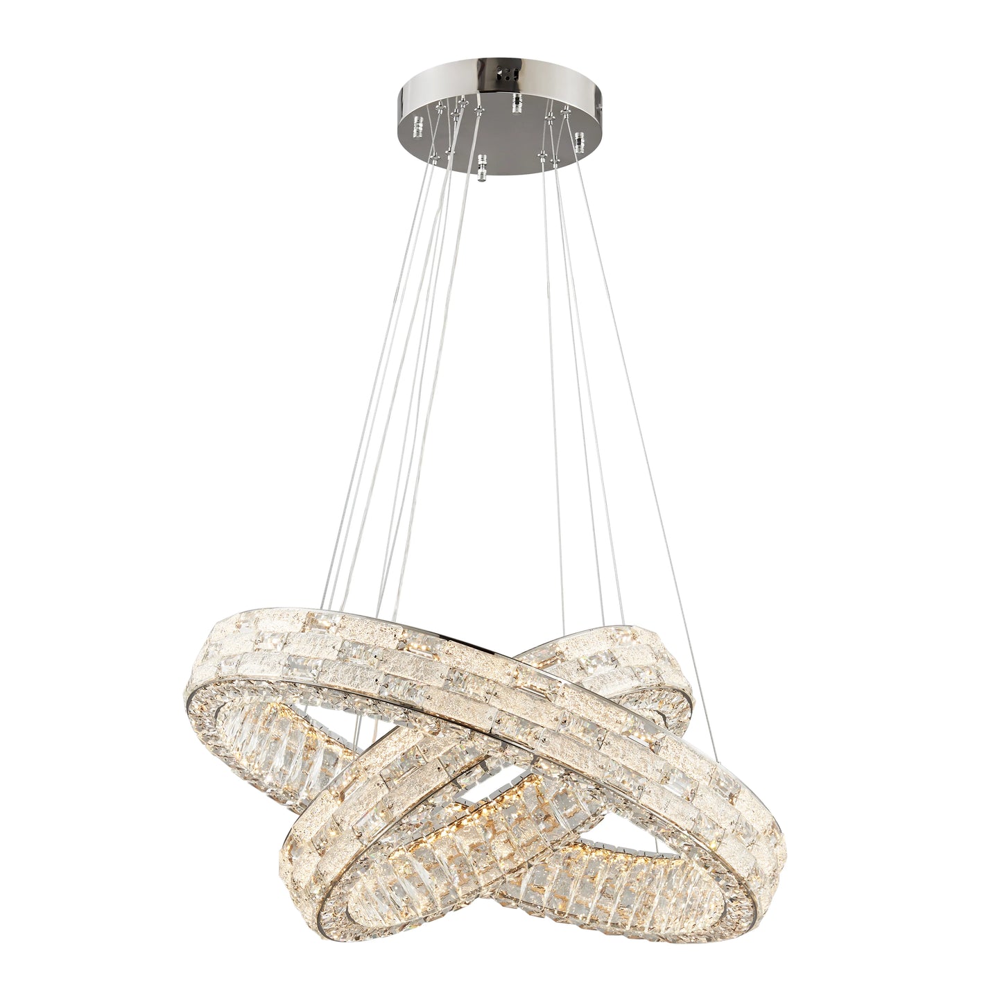 Helix Chrome Chandelier