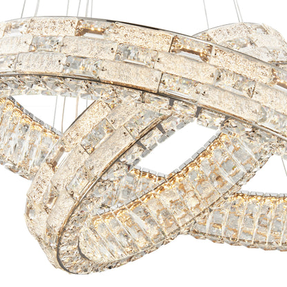 Helix Chrome Chandelier