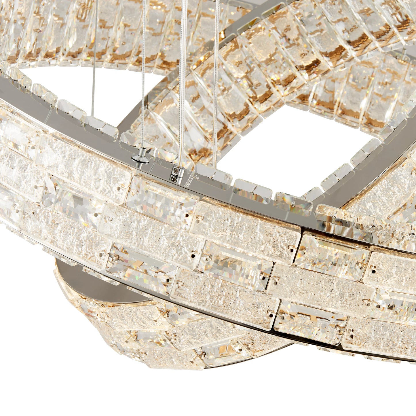 Helix Chrome Chandelier