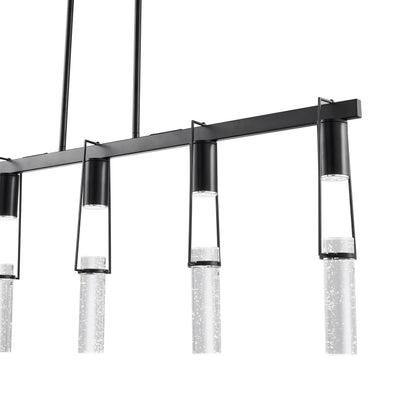Matte Black Harmony 5 Lights Chandelier