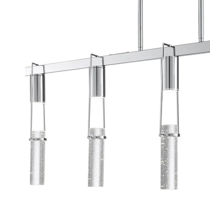 Harmony 5 Lights Chrome Chandelier