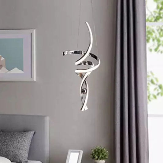 Chrome Hamburger LED Chandelier