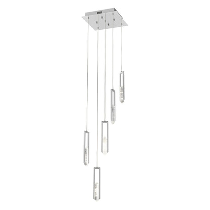 Chrome Elysian 5 Lights Chandelier
