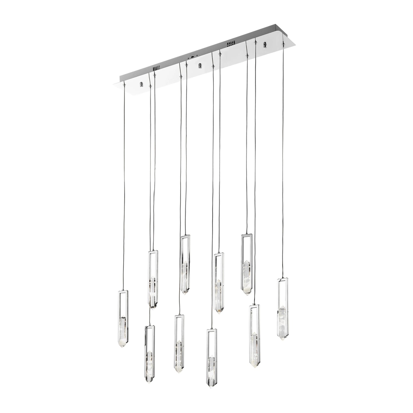 Chrome Elysian 10 Lights Chandelier