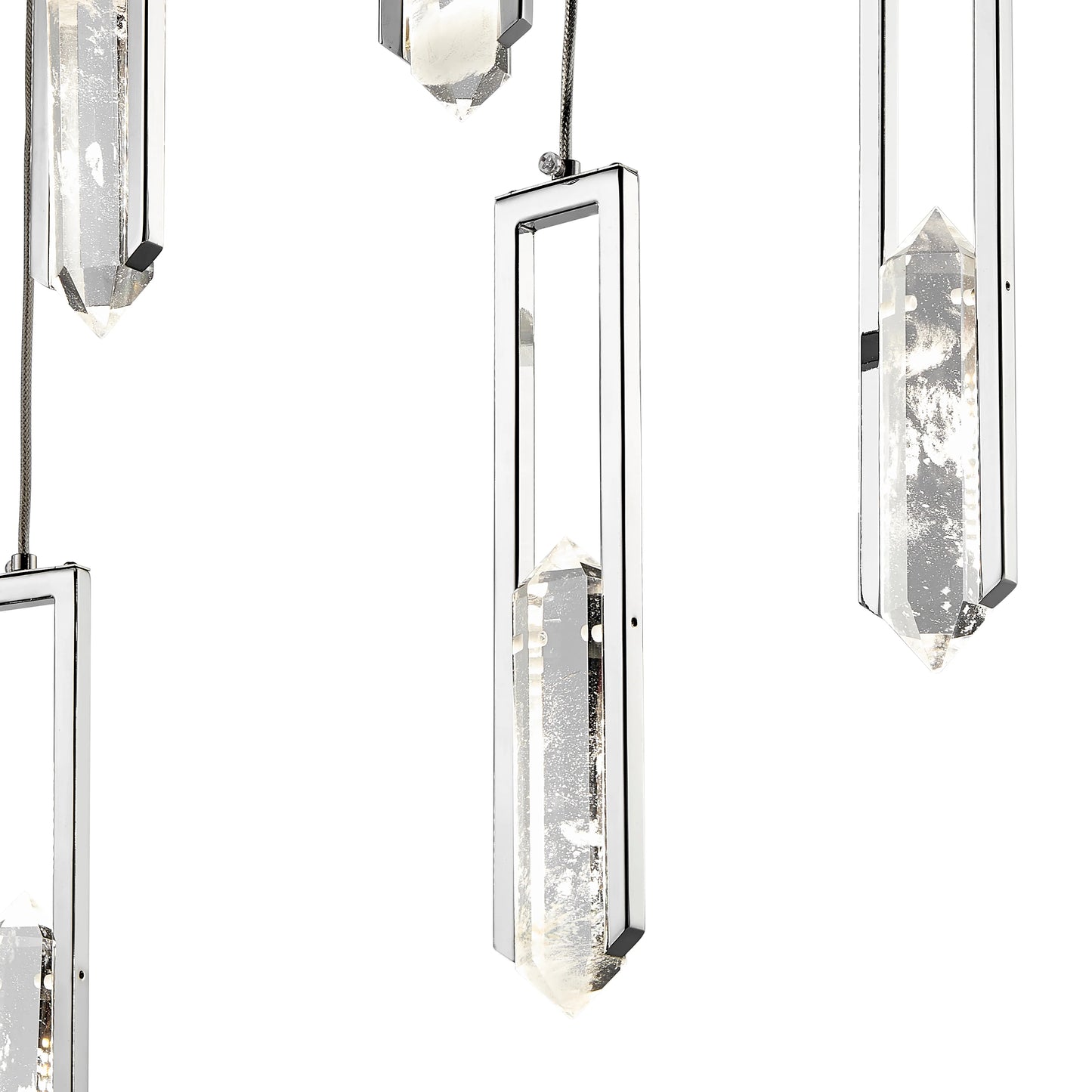 Chrome Elysian 10 Lights Chandelier