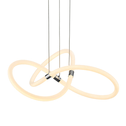 Daisy LED Adjustable Chrome Chandelier