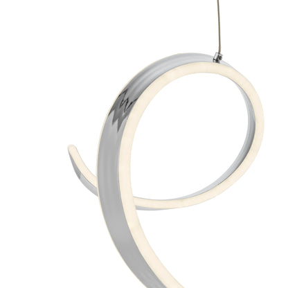 Chrome Copenhagen LED Chandelier