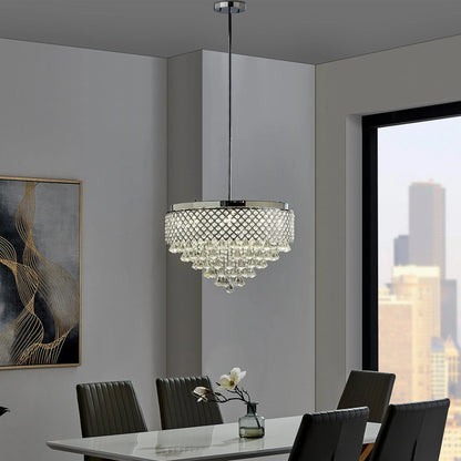 Cinderella Crystal Round 12 Lights Chandelier