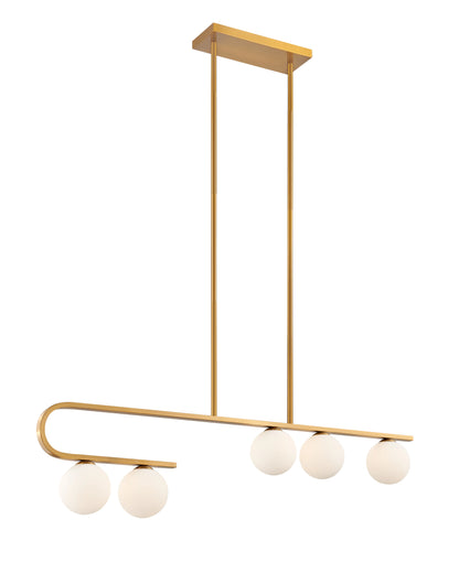 Anechdoche Modern Rectangular Light – Gold/White
