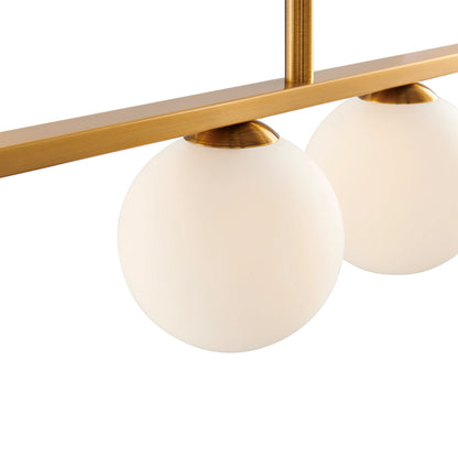 Anechdoche Modern Rectangular Light – Gold/White