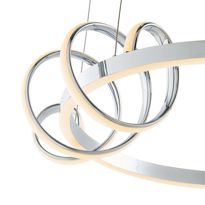 Salzburg Round Chrome Chandelier