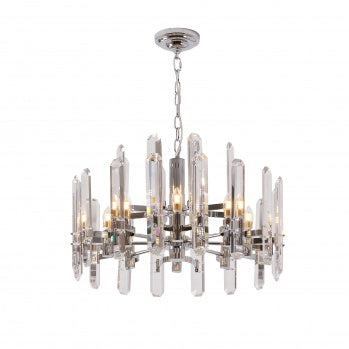 2 Tier Gold/Chrome Chandelier