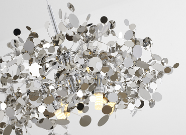 Chrome Sparkle Confetti Pendant Light