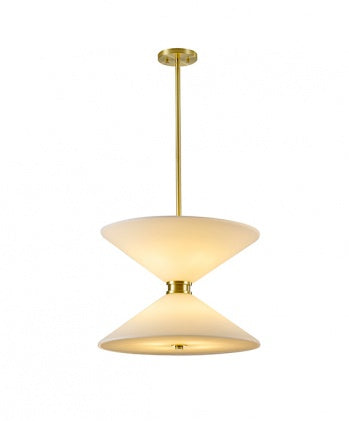 Satin Brass Pendant Light
