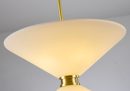 Satin Brass Pendant Light