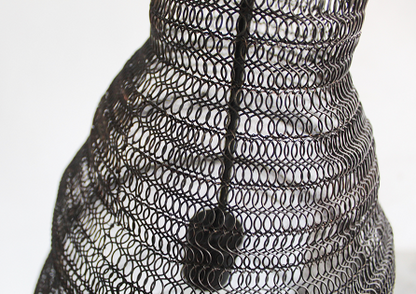 12-Inch Chain Basket Pendant Light (Gold or Black Finish)