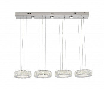 Modern Crystal Island Chandelier