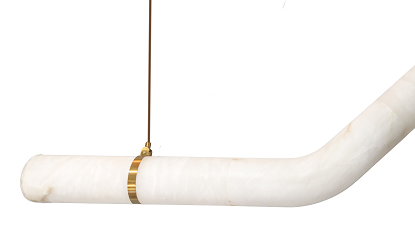 Natural Alabaster LED Chandelier by Bethel