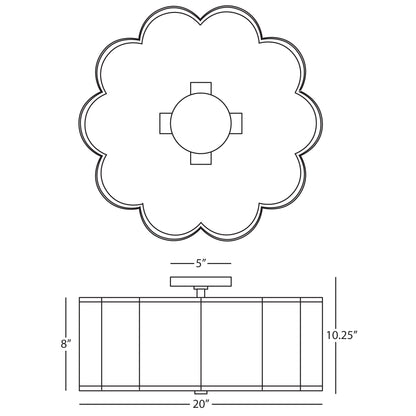 Axis Flushmount