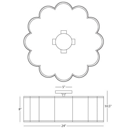 Axis Flushmount