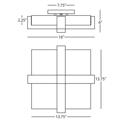 Doughnut Flushmount