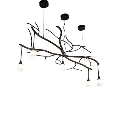 Winter Solstice Revival 5 Light Oblong Chandelier