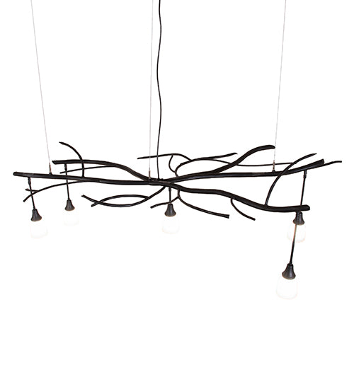 Winter Solstice Revival 5 Light Oblong Chandelier