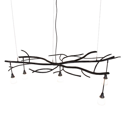 Winter Solstice Revival 5 Light Oblong Chandelier