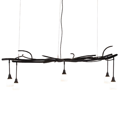 Winter Solstice Revival 5 Light Oblong Chandelier