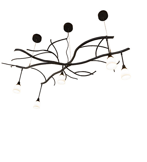 Winter Solstice Revival 5 Light Oblong Chandelier