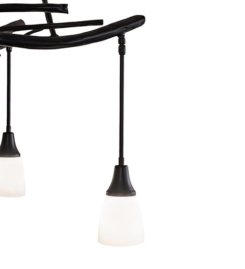 Winter Solstice Revival 5 Light Oblong Chandelier